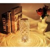 LED кристална настолна лампа Rose Light Проектор