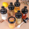 Комплект 6 части бурканчета за подправи с въртяа поставка