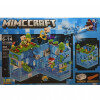 Конструктор Minecraft "Битката във водната пещера" – 503 части със светеща LED-подсветка