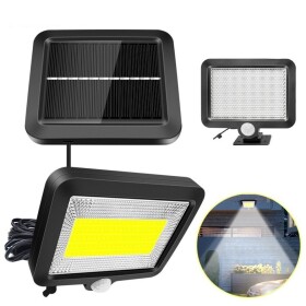 Соларна индукционна лампа от две части с 56 LED и 100 COB диода