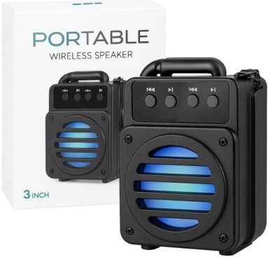 Преносима тонколонка с Bluetooth - размер 3 инча