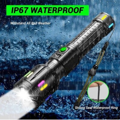 Акумулаторен LED фенер COBA, USB-C зареждане и 5 режима на светене