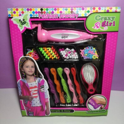 Момичешки комплект за прически – Плети, украсявай, блести