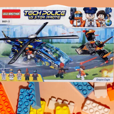 Конструктор Градска полиция, 699 части с 5 фигурки