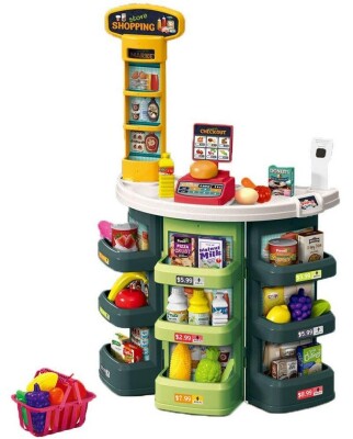 ДЕТСКИ ОГРОМЕН СУПЕРМАРКЕТ С ПРОДУКТИ 44 ЧАСТИ