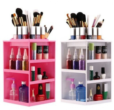 Козметичен органайзер, въртящ се на 360 градуса, капацитет до 70 продукта 