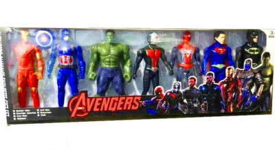 Комплект от седем супер героя от спасителния отряд на Отмъстителите