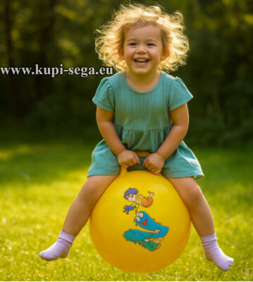 Детска топка за скачане с дръжки