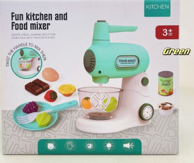 Играчка миксер с аксесоари със звуци и светлини Happy Kitchen