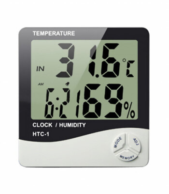 Часовник 3 в 1, термометър и влагометър TV173