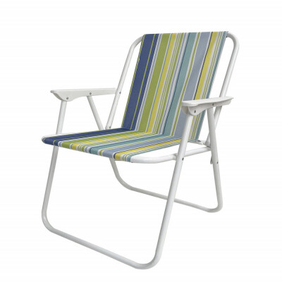 Плажен сгъваем стол цветни райета