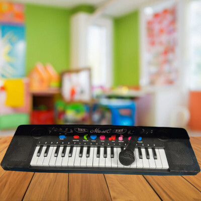 Детски електронен синтезатор с микрофон