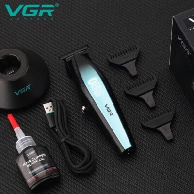 Машинка за подстригване VGR V-992 със стойка за зареждане, 9000 обмин.