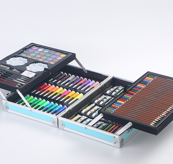 Творчески комплект за рисуване -  Детски комплект за рисуване в куфарче