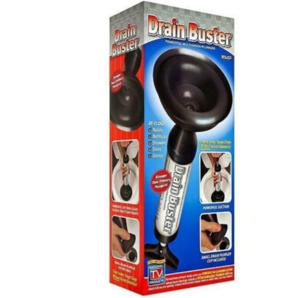 Вакуумна помпа за отпушванe Drain Buster с две приставки
