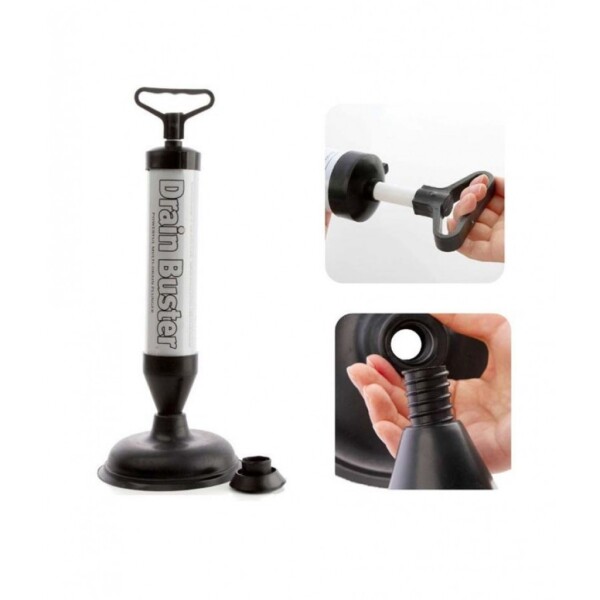 Вакуумна помпа за отпушванe Drain Buster с две приставки