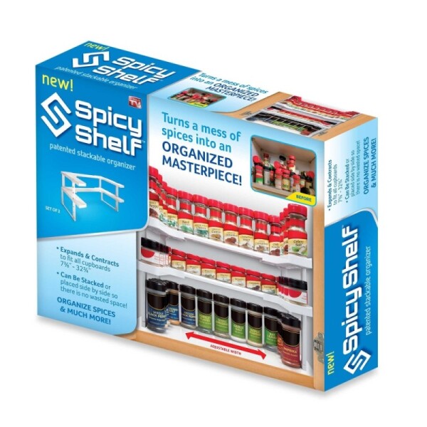РЕГУЛИРАЩ СЕ ОРГАНАЙЗЕР ЗА ПОДПРАВКИ SPICY SHELF