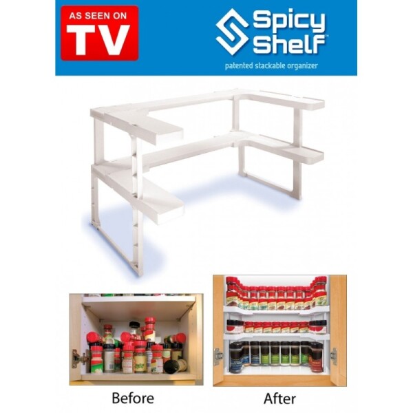 РЕГУЛИРАЩ СЕ ОРГАНАЙЗЕР ЗА ПОДПРАВКИ SPICY SHELF