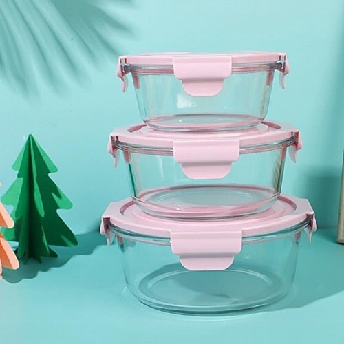 Стъклени кутии за храна с херметически капаци