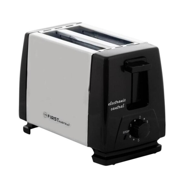 Тостер First FA-5366-CH, Инокс, 700W, 2 филии, 6 степени на изпичане