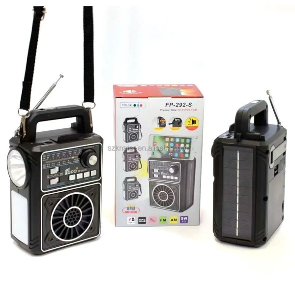 Многовълново соларно радио FP-292-S: Твоят универсален спътник с фенер и прожектор