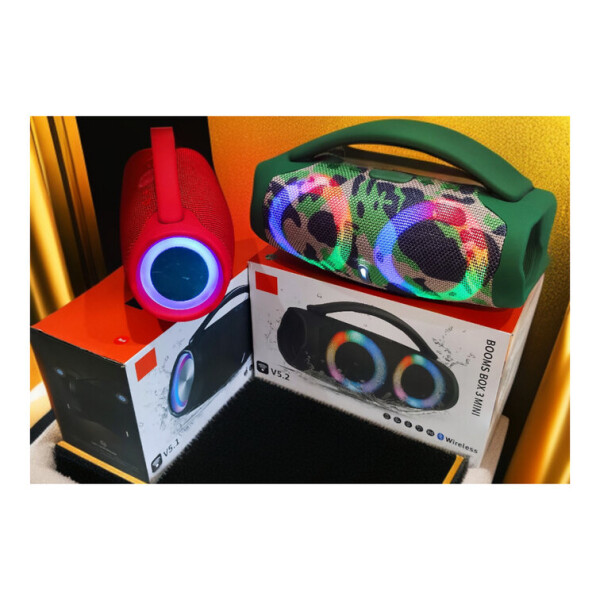 Booms Box 3 Mini: Преносима Bluetooth Колонка с LED RGB Осветление