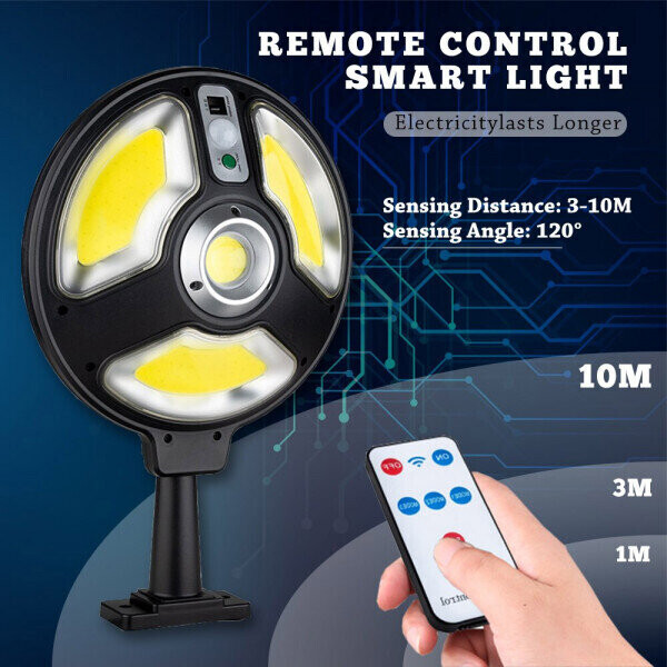 Соларна лампа / улична със сензор и дистанционно управление LB-1288B