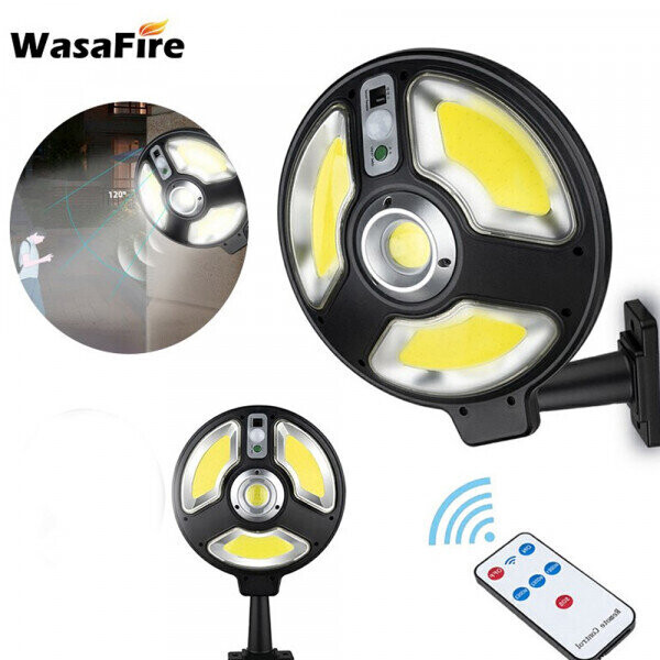 Соларна лампа / улична със сензор и дистанционно управление LB-1288B