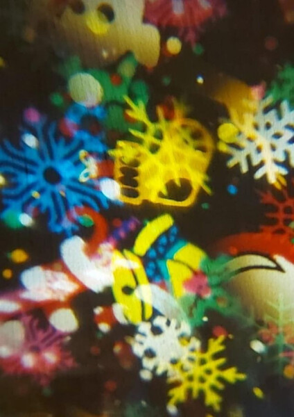 Коледен светлинен прожектор