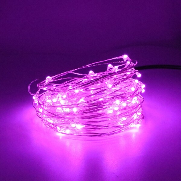 Коледни лампички на батерии в различни цветове