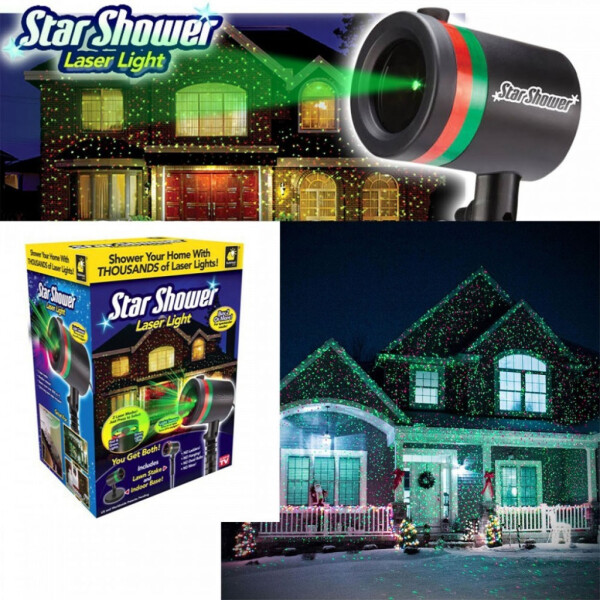Лазерен прожектор за Коледна украса Star Shower