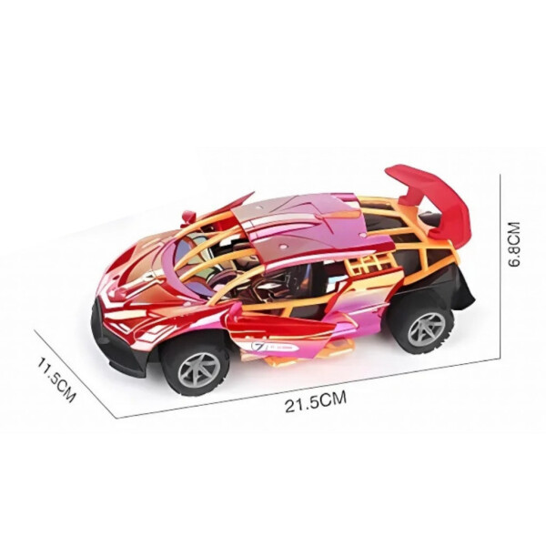 Дистанционно управляема кола с пушек ефект и автоматично отваряне на врати