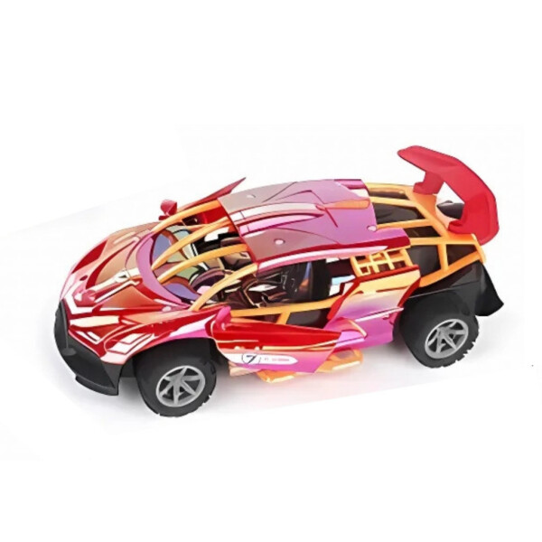 Дистанционно управляема кола с пушек ефект и автоматично отваряне на врати