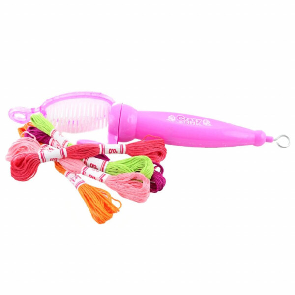 Момичешки комплект за прически – Плети, украсявай, блести