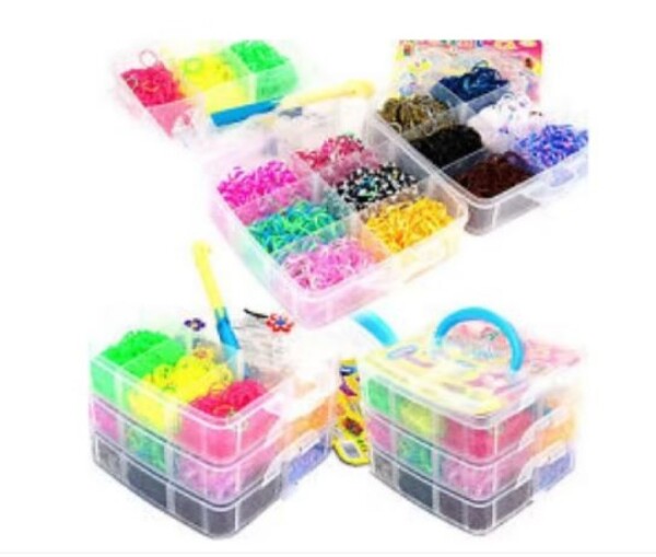 Пластмасов куфар с ластички, 4500 бр в комплекта