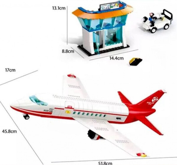 Конструктор самолет - летище 720 части