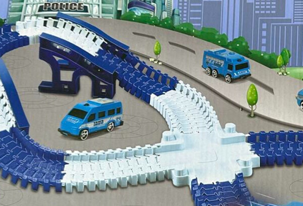 Полицейска писта 107 елемента – Забавление без край за малките герои
