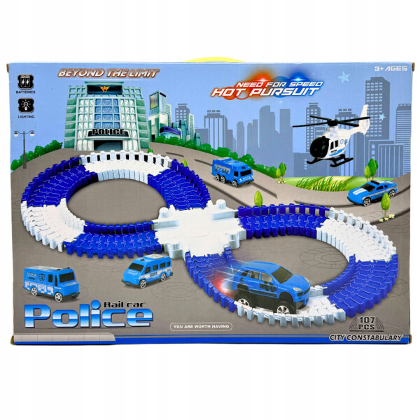 Полицейска писта 107 елемента – Забавление без край за малките герои