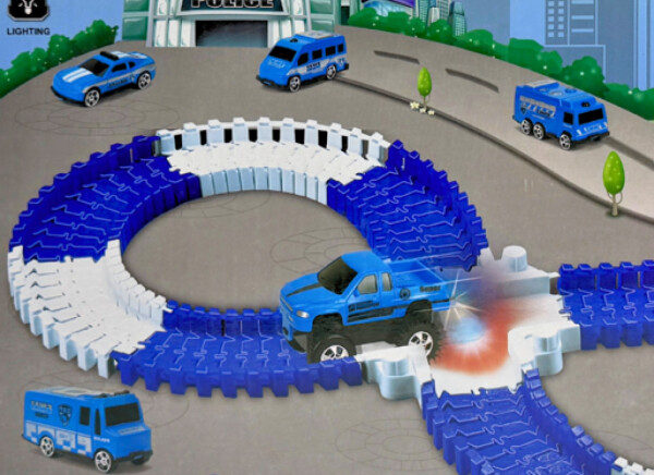 Полицейска писта 107 елемента – Забавление без край за малките герои
