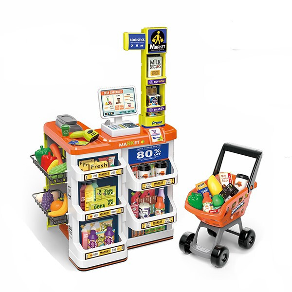 Детски СУПЕРМАРКЕТ С КОЛИЧКА