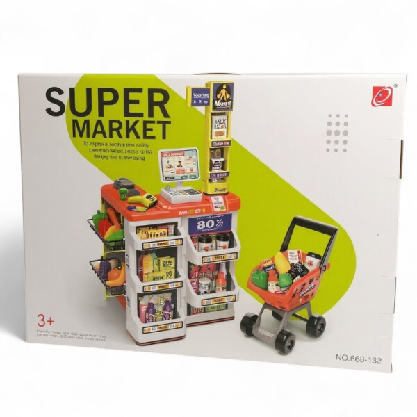 Детски СУПЕРМАРКЕТ С КОЛИЧКА