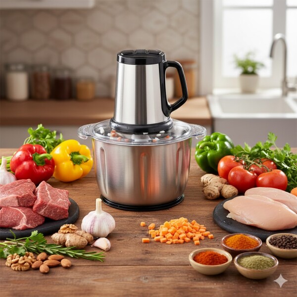 Многофункционален кухненски чопър MAXTOP, 5 литра