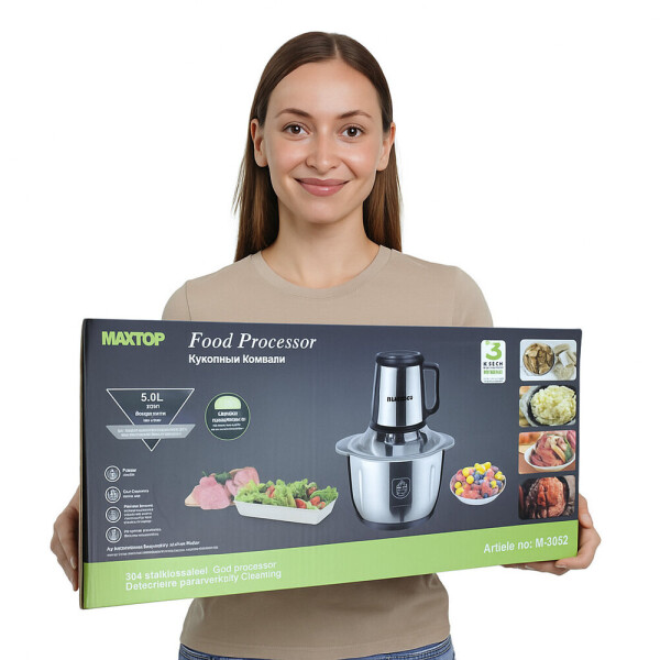 Многофункционален кухненски чопър MAXTOP, 5 литра