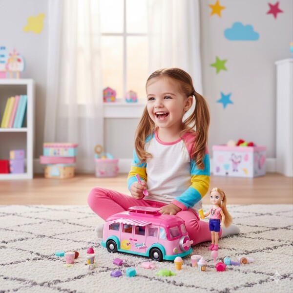 КАМИОН ЗА СЛАДОЛЕД С КУКЛА