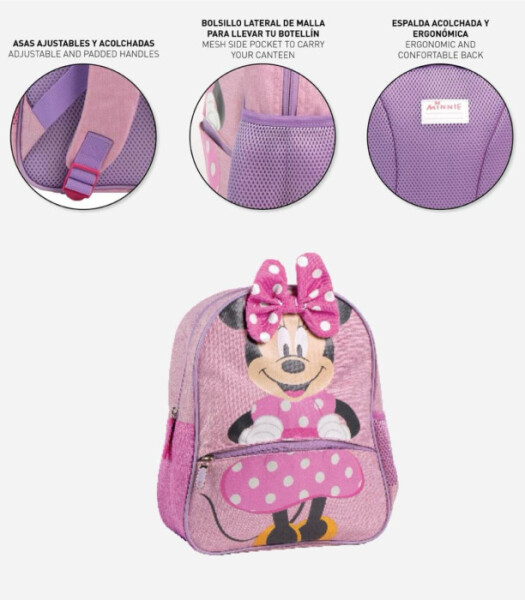 ДЕТСКА РАНИЦА MINNIE С ПАНДЕЛКА