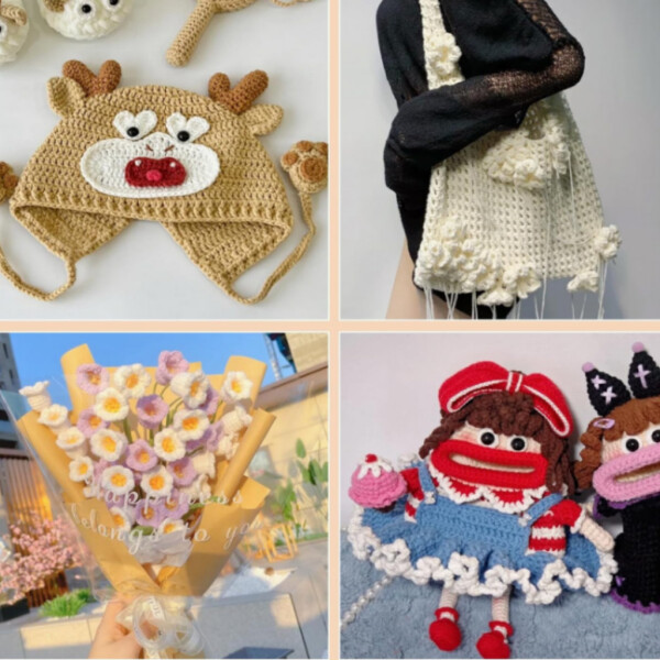 Комплект аксесоари за плетене, 58 части, алуминиеви куки – Пълен сет за начинаещи и напреднали