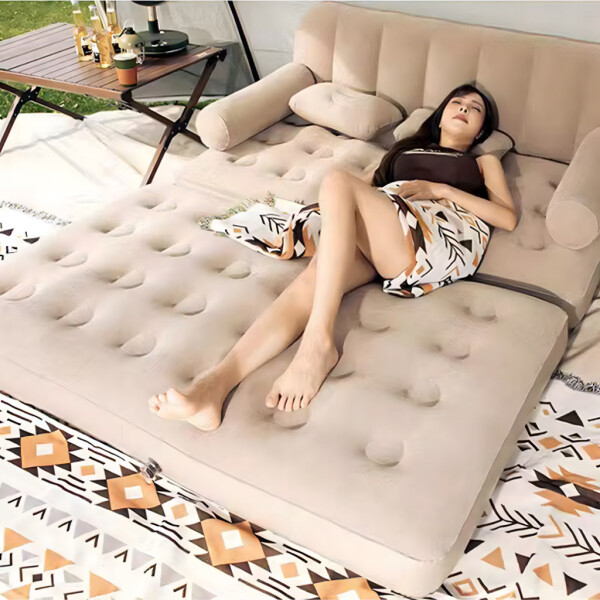 Двоен надуваем матрак с разтегателен диван за спане