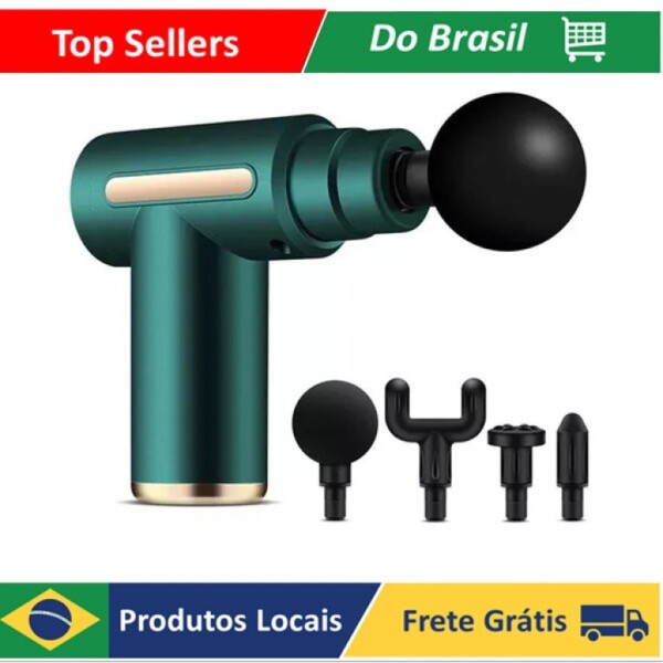 Уред за масаж Selling depot с 4 приставки, Вибрационна мускулна релаксация, 5 скорости