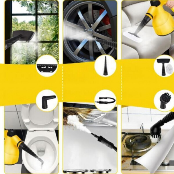 Мултифункционална ръчна парочистачка – 1000W пара за дълбоко почистване