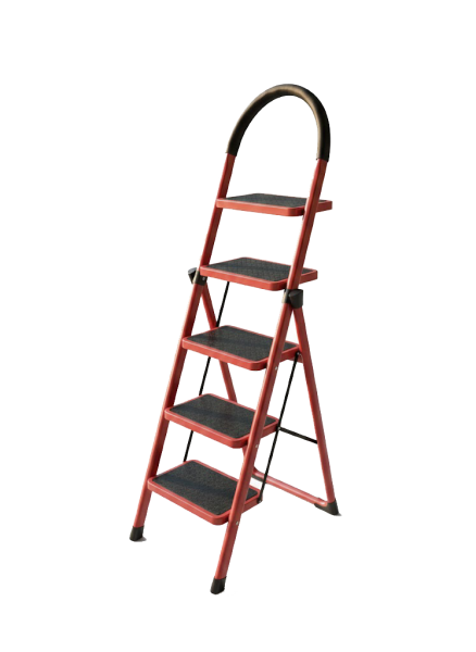 Метална стълба с гумирани крака